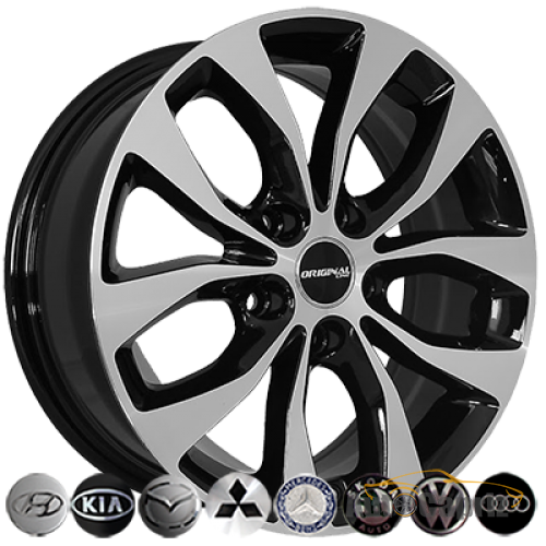 Диски Replica Skoda 659 BP R16 W6.5 PCD5x112 ET35 DIA66.6
